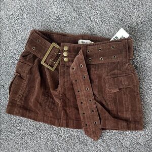 Urban Outfitters Chocolate Corduroy Skirt